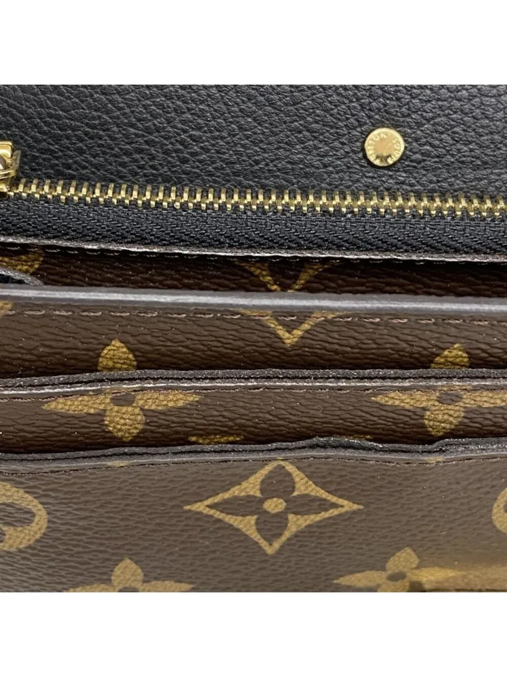Louis Vuitton Wallet Monogram Portefeuille Pallas Noir
